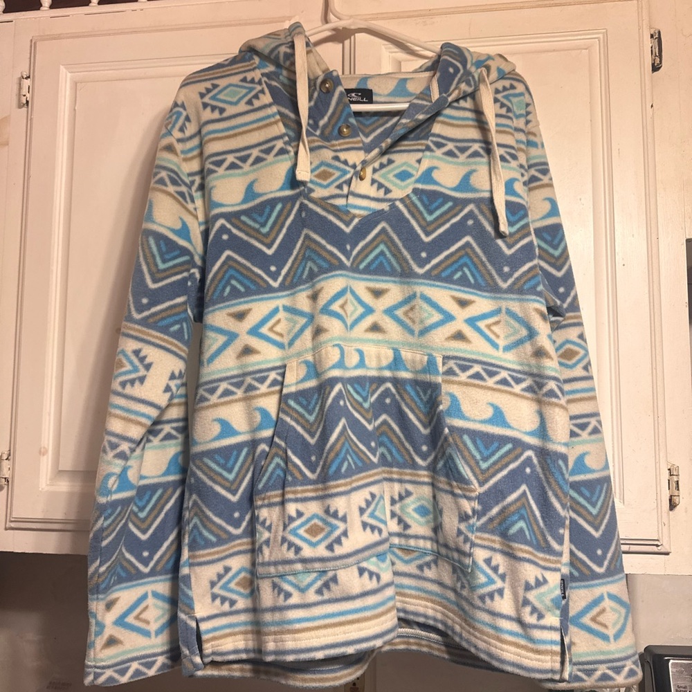 O'Neill Newman Superfleece Henley Hoodie size m